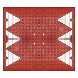 Preview: Berliner Kissen rot